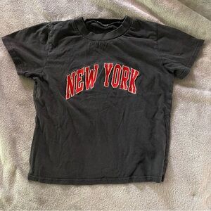John Galt Brandy Melville ‘New York' Baby Tee